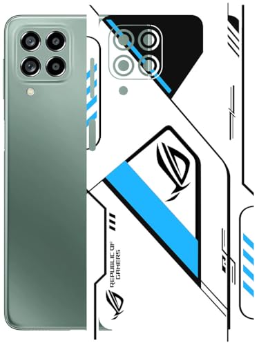 Image of AtOdds - Full Body Back Screen Guard Protector Film - Lamination Wrap Skin Sticker Compatible with Samsung Galaxy M53 (5G) | Scratchproof Matte Finish (RogBlue)