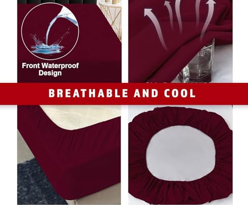 Image of KittenBite Size Fitted Terry Cotton Breathable, Stretchable, Waterproof Mattress Cover