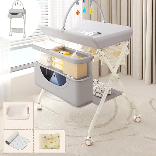 baby white changing table