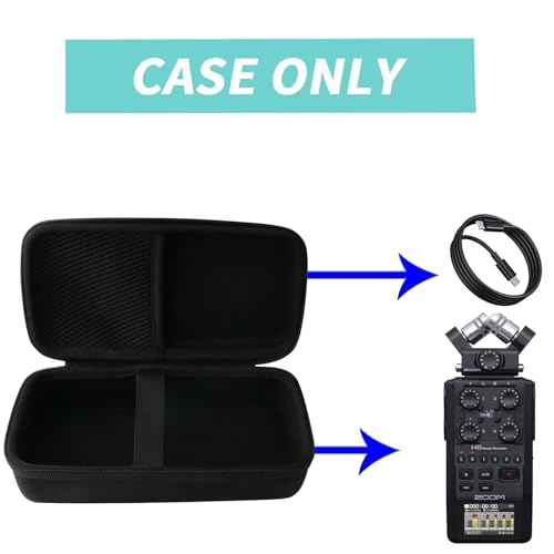 Funda rígida Zoom H6 estuche de transporte para grabadora 5