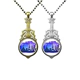 Contenido del paquete: 2 colgantes de guitarra (1 bronce y 1 plata)