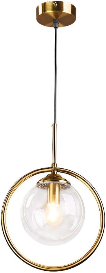 Lustre en verre sphérique E27 pour l'ambiance du salon