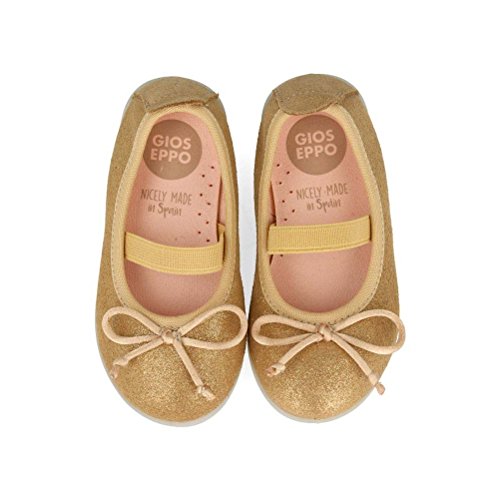 Manoletinas doradas Gioseppo Sylvie 39613, el calzado ideal para días de fiesta infantiles 4