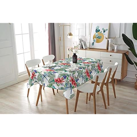 Mantel de Mesa Rectangular Poliéster Estampado Antimancha Cover