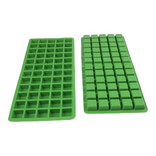 2 Moldes de Silicona para Hielos y Chocolates Verde miniatura 5
