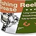 Fishing Reel Grease, Metal Friction Reduction, 6x5.5x5cm, Reel Maintenance Grease, Angling Gear Oil, Long-Lasting, for Saltwater Freshwater Casting