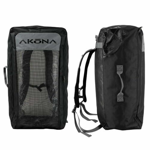 AKONA Azul Mesh Backpack: 65L, Holds full set of Scuba Equipment with Full Top Zipper Access