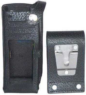 Leather Carry Case Compatible with Motorola APX 4000 Two Way Radio