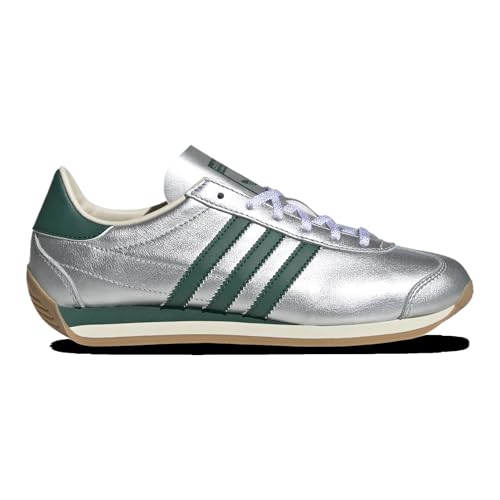 adidas Womens Country Og Metallic Sneakers Shoes Casual - Silver