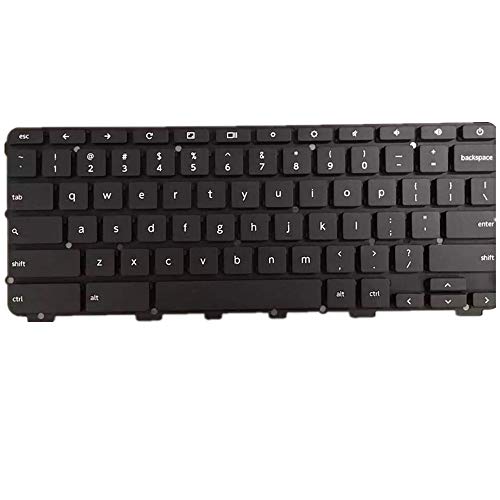 Clavier Lenovo Ideapad 100e Chromebook noir version US pour remplacement immédiat de votre ordinateur