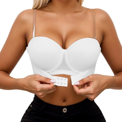 Soutien-gorge de maintien blanc 36C avec bretelles réglables amovibles