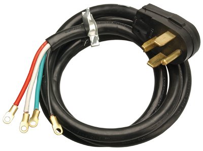 09156ME 10-4 Black Dryer Cord - 6 ft.