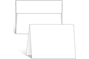 Blank White Sustainable Greeting Cards (100 Pack)