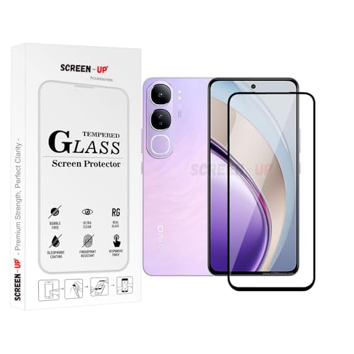 Image of ScreenUp Tempered Glass For vivo V40 Lite 4G (IDN) - Ultra Clear, 9H Scratch Resistant, Full Coverage, Easy Install Screen Protector