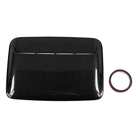 Aramox Universal ABS Carbon Fiber Bonnet Scoop Cover Cover