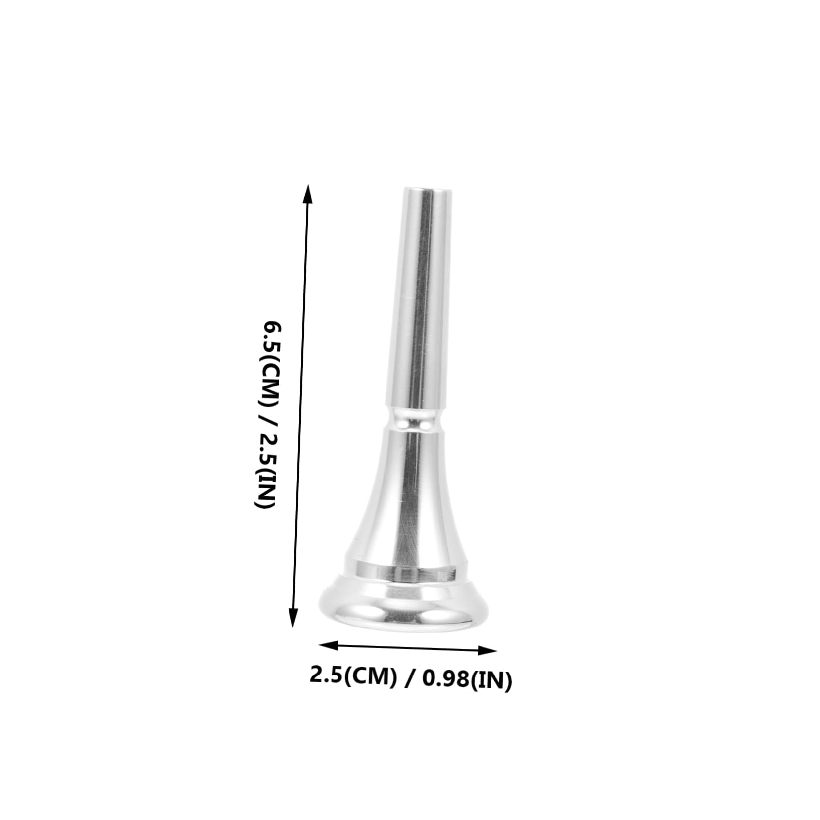 ifundom Durable French Horn Mouth Plated Brass Horn Mouth for Students Pros Easy Clean