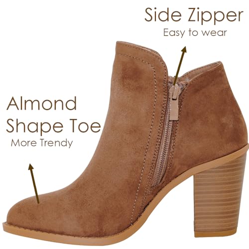 Women's Fashion Suede Booties3