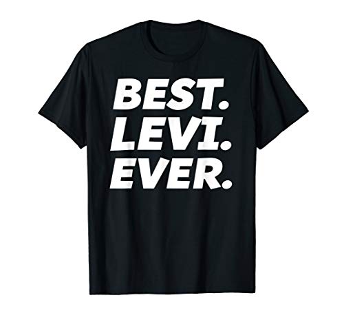 Funny Worlds Best Levi Shirt Men Kid Levi Name T-Shirt