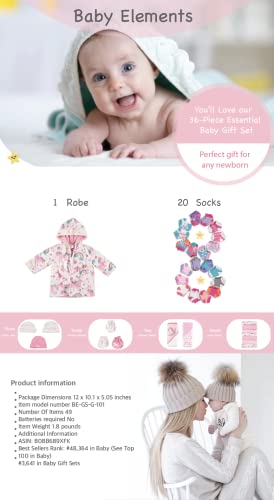 Baby Elements 36 Piece Baby Girls Value Gift Set For Baby Presents And Baby Showers, Newborns And Infants #TOP4