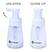 STYLANCE Barber Powder Bottle Spray, Powder Puffer Bottle for Applying Talc, Empty Portable Travel Cosmetics Container, Refillable Hair Fiber Applicator for Hair Salon, Home, Beauty,180ml