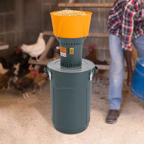 Moulin électrique 60L avec 5 tamis, idéal pour moudre...