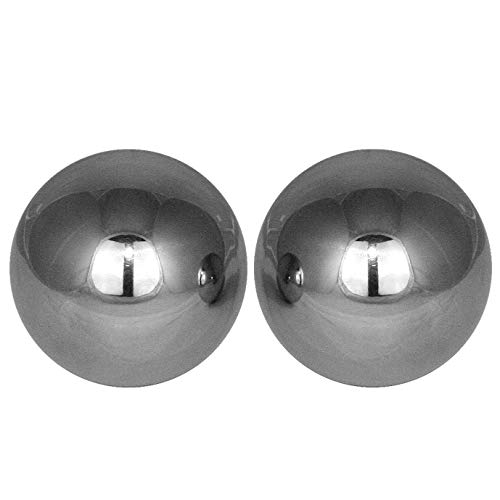 Gebrüder Lomprich Edelstahlkugeln poliert 2 Stück Durchmesser 18cm