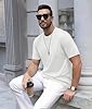 Cavva T Shirts Men Sun Protection Short Sleeve White T Shirt Casual Comfortable Tees Quick Dry Classic Soft Tops 3XL #1