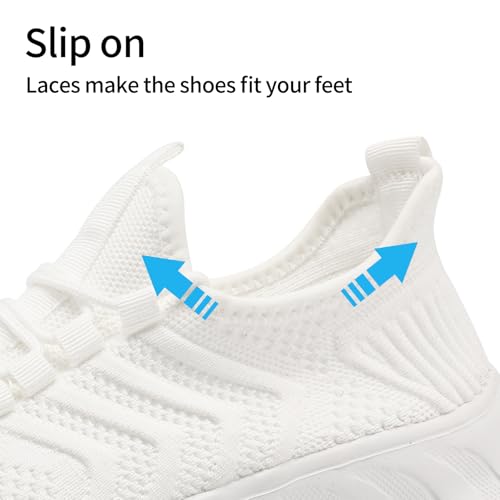 Image of Running Shoes Women Tennis Sneakers Slip on Walking Gym Non Slip Work Workout Athletic Casual Jogging Shoe