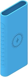 Oboe Silicon Soft Cover Case for Mi Power Bank 3i 10000 mAh/Mi Wireless Power Bank 10000 mAh Battery (Blue) [Power Bank NOT Included]