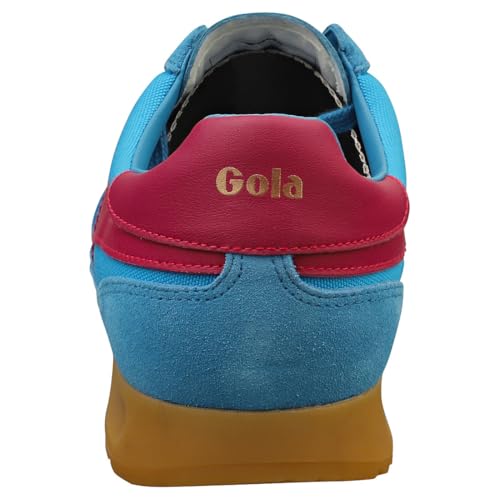 Gola Tornado Womens Fashion Trainers in Blue Fuchsia4