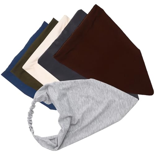 Lot de 6 foulards élastiques pour cheveux femme style bohème