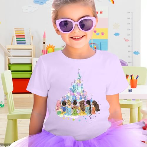 Image of Magical Shirt for Girl: Magic Kingdom Prinecess Tshirt Princess Shirts Youth Girls Cute Family Vacation Trip Tee