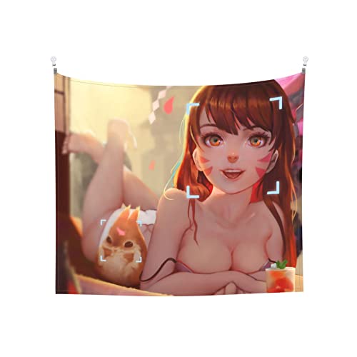 Overwatch �I�[�o�[�E�H�b�` �^�y�X�g���[ �A�j���A���r���O���[���A�x�b�h���[���A���̑��� �p�[�\�i���M�t�g150*130cm