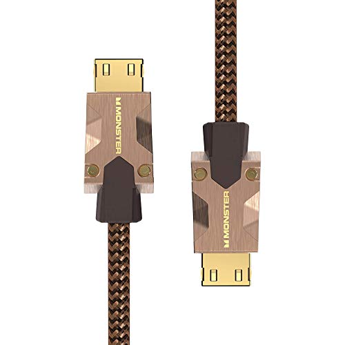Monster M-Series 2000 Certified Premium HDMI 2.0 4K 60Hz, 25 Gbps, Zinc Alloy Connector, Vgrip, Braided Jacket