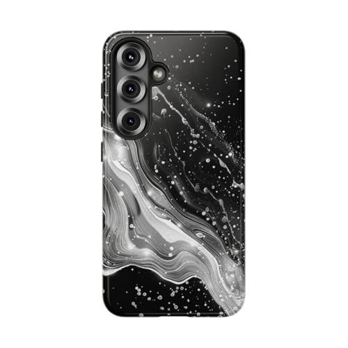 Coque Samsung S25 motif galaxie abstrait pour un style urbain et élégant au quotidien