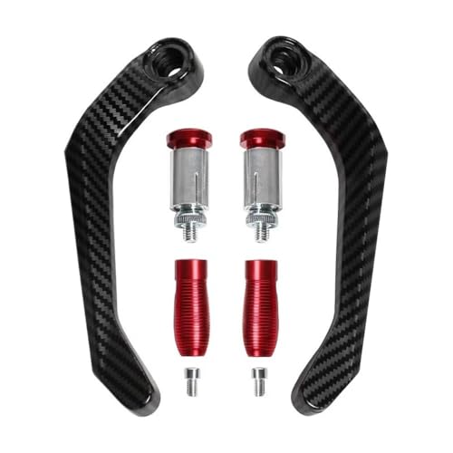 Protecteur guidon moto carbone 7/8 avec protège-mains intégré