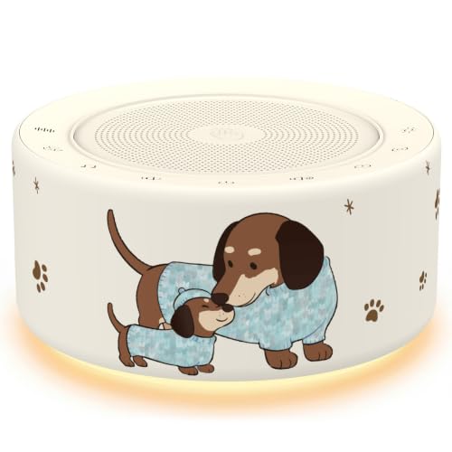 Image of Kipcush White Noise Machine for Baby & Adults, Sleep Sound Machine with 30 Soothing Sounds, 8-Color Night Light, Memory Function, White Noise for Sleeping, Nursery, Office, Travel, Relaxation