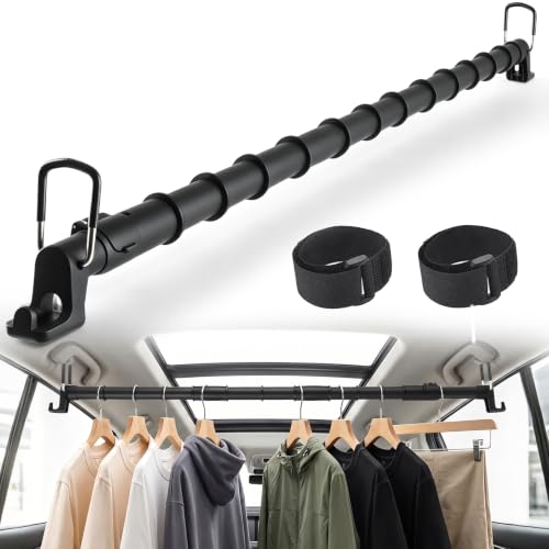 Car Clothes Hanger Bar, Telescoping 34-55 Inch