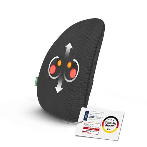 medisana MC 500 kabelloses Rückenmassagegerät, Shiatsu-Massagegerät zur Linderung von Rückenschmerzen und Verspannungen, Massagekissen mit 2 Geschwindigkeiten, besonders leicht und leise medisana MC 500 kabelloses Rückenmassagegerät, Shiatsu-Massagegerät zur Linderung von Rückenschmerzen und Verspannungen, Massagekissen mit 2 Geschwindigkeiten, besonders leicht und leise