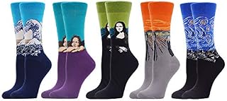 WeciBor Women's Funny Casual Combed Cotton Socks Packs (0049-01)