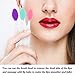 Aooba 6PCS Lip Scrub Brush, Double-Sided Soft Silicone Exfoliating Lips Brushes Tool for Smoother Skin and Lip Exfoliator Treatment
