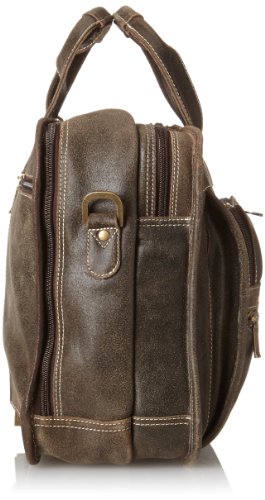Claire Chase Guardian Computer Briefcase, Distressed Brown, One Size #TOP2
