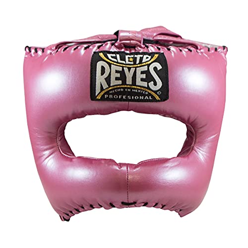 CLETO REYES Traditional Headgear with Pointed Nylon Face Bar (Pink)
