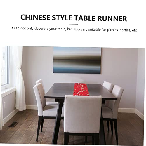 Nappe de table anti tache fleurs de prunier pour protéger et décorer