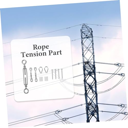 Tensor ajustable para cable de acero inoxidable con ojo y ojo para uso arquitectónico y decorativo miniatura 2