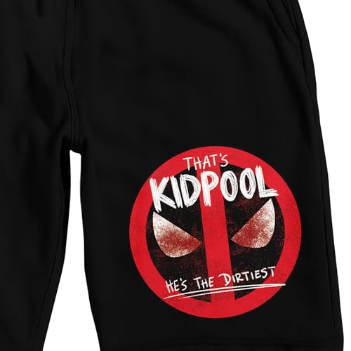 Deadpool 3 "Kidpool Men's Black Sleep Pajama Shorts2