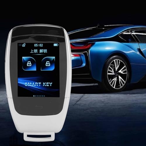 Llave de coche con pantalla táctil LCD y función antipérdida inteligente 5