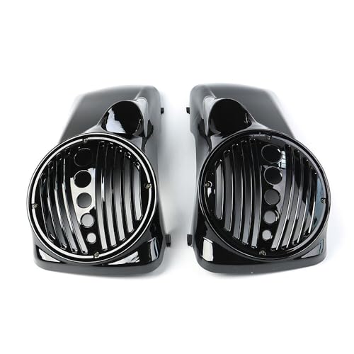8" Speaker Lids w/Tweeter Port para Harley Touring 1994-2013
