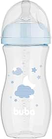 Buba, Mamadeira Easy Flow Nuvem Azul 330ml