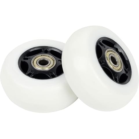 Wheels for Razor Crazy Cart - Premium 76mm x 30mm Crazy Cart V7+ Replacement Wheels (Set of 2) for Crazy Cart XL V3+ Razor Part W25143401048 Cover
